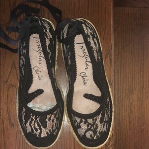 Irregular Choices Sexy, Black Lace covered Heels!!